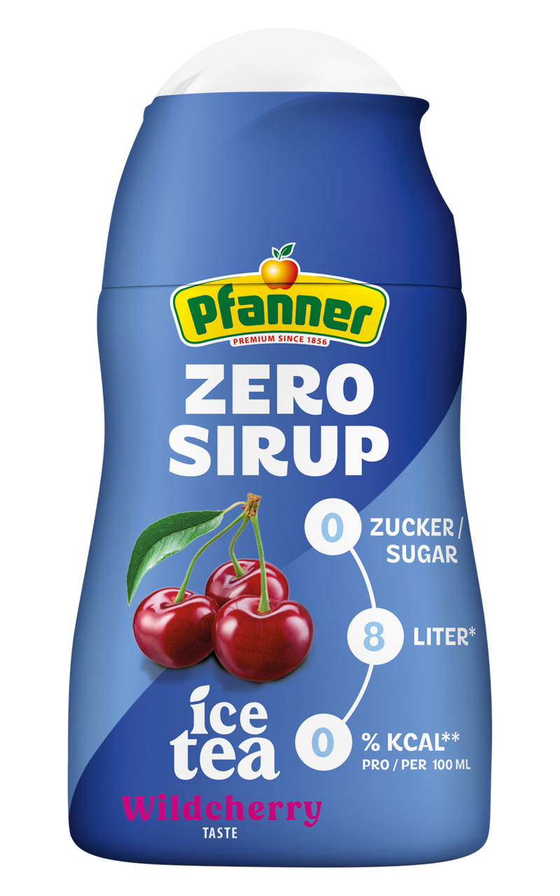Eistee Wildkirsche Zero Sirup