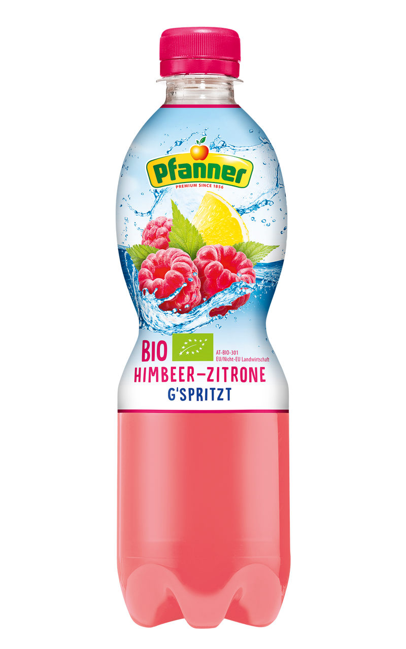 Bio Himbeer-Zitrone G'spritzt – 0,5 L
