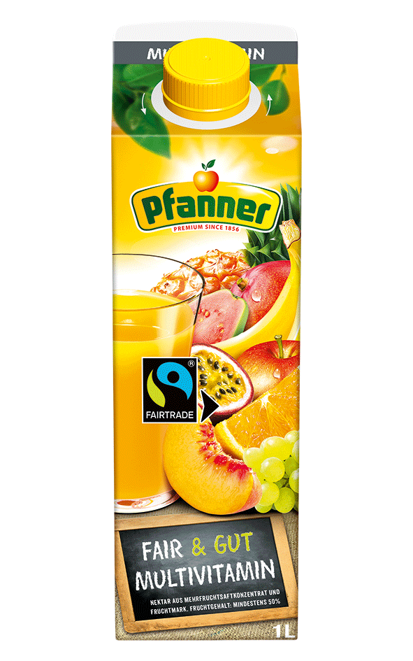 Fairtrade Multivitamin Mehrfruchtnektar – 1 L