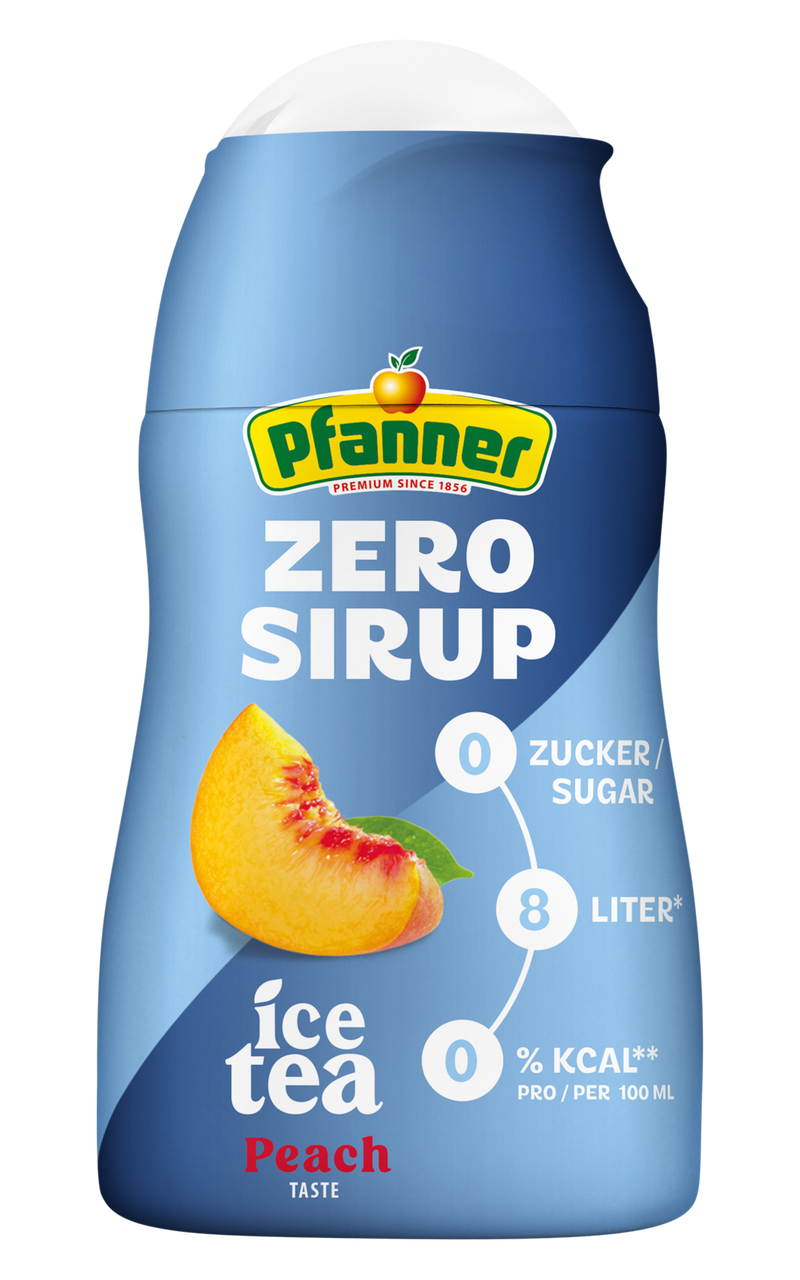 Eistee Pfirsich Zero Sirup